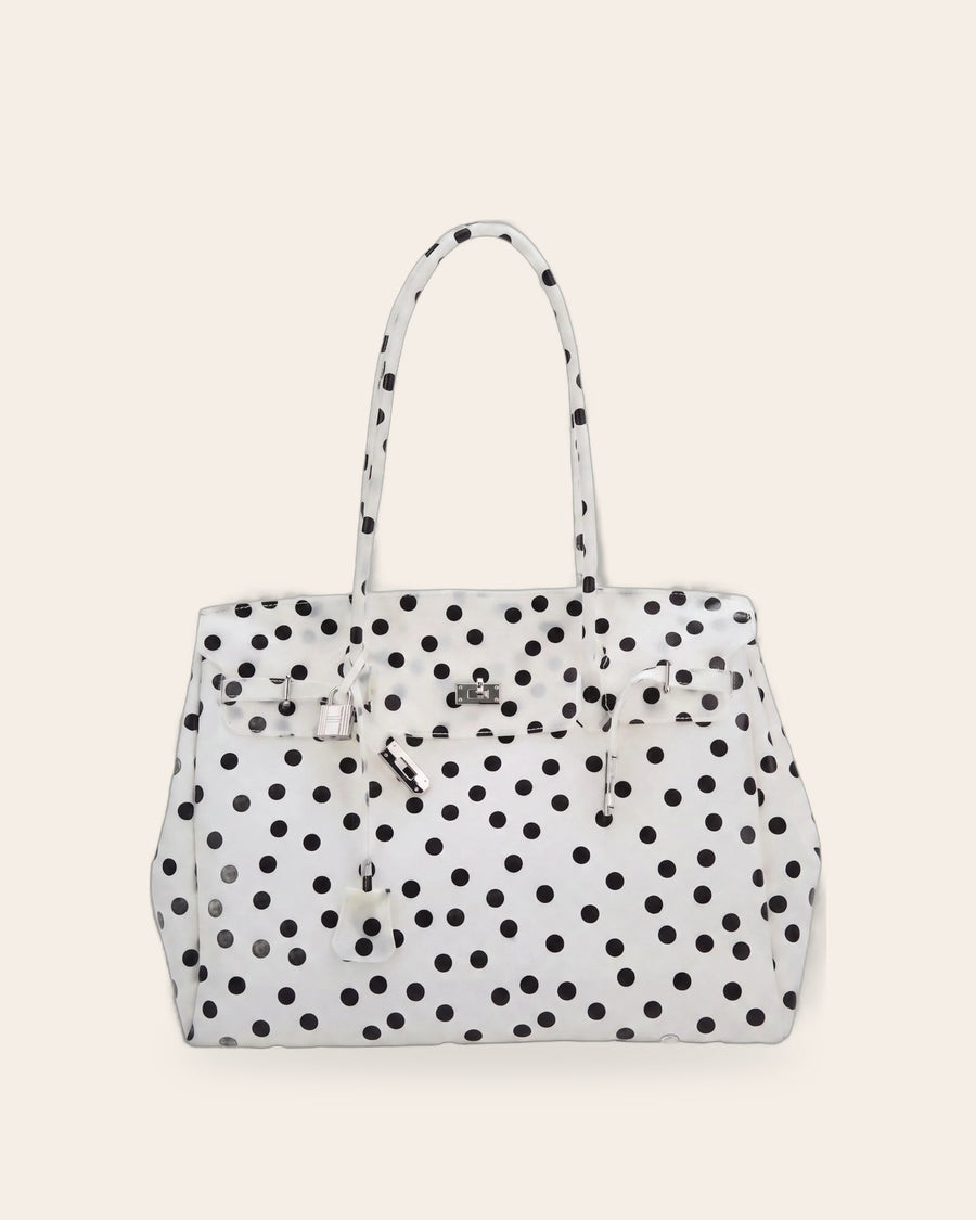 Gelée Bag Pois Noir